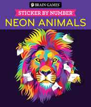 Brain Games - Sticker by Number: Neon Animals Subscription