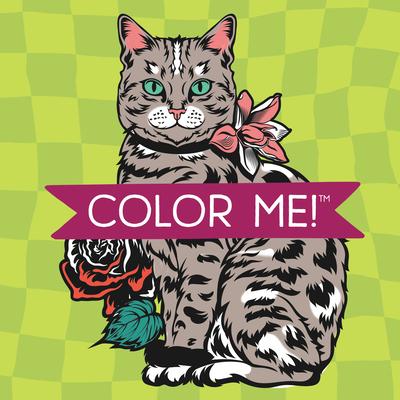 Color Me! Cats - Keepsake Coloring Books Compact Edition with Cat Quotes 7x7 Inches Portable Coloring Book for Cat Lovers, Adults & All Ages Subscription