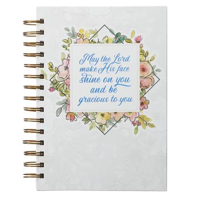 Christian Art Gifts Journal W/Scripture for Women the Lord Bless You and Keep You Numbers 6:24 Bible Verse Floral 192 Ruled Pages, Large Hardcover Not