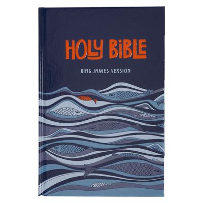 KJV Kids Bible, 40 Pages Full Color Study Helps, Presentation Page, Ribbon Marker, Holy Bible for Children Ages 8-12, Blue Hardcover