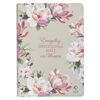 Devotional Bible NLT for Women (Faux Leather, Floral) Subscription