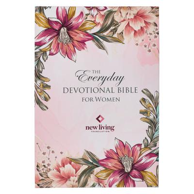 NLT Holy Bible Everyday Devotional Bible for Women New Living Translation, Floral