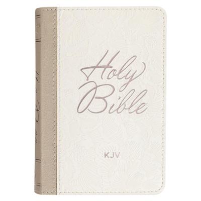 KJV Bible Pocket Faux Leather White