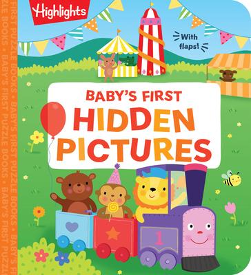 Baby's First Hidden Pictures: Lift the Flap Book with Learning Puzzles for Babies, Seek-And-Find Activity Book with Interactive & Sensory Puzzles