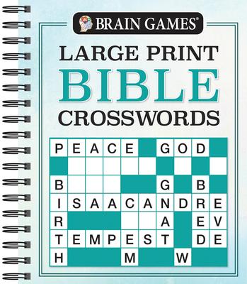 Brain Games - Large Print Bible Crosswords