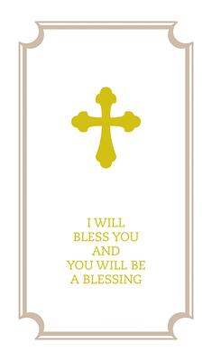 I Will Bless You and You Will Be a Blessing, Commemorative Wedding Booklet, Gift Edition