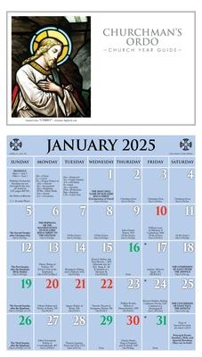 2025 Churchman's Ordo Kalendar: January 2025 Through December 2025