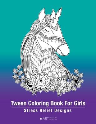 Tween Coloring Book For Girls: Stress Relief Designs: Detailed Zendoodle Pages For Relaxation, Preteens, Ages 8-12, Complex Intricate Zentangle Drawin Subscription