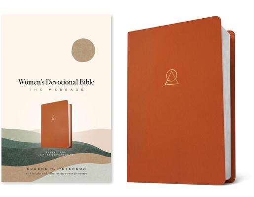 The Message Women's Devotional Bible (Leather-Look, Terracotta) Subscription
