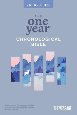 The One Year Chronological Bible the Message, Large Print Thinline Edition (Softcover) Subscription
