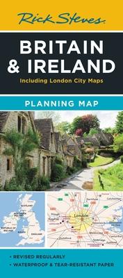 Rick Steves Britain & Ireland Planning Map: Including London City Map