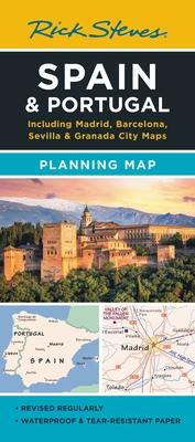 Rick Steves Spain & Portugal Planning Map: Including Madrid, Barcelona, Sevilla & Granada City Maps