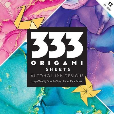 333 Origami Sheets Alcohol Ink Designs: High-Quality Double-Sided Paper Pack Book Subscription