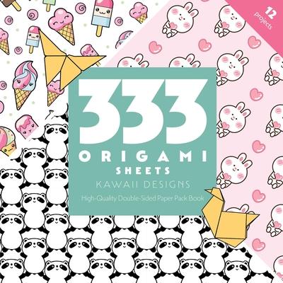 333 Origami Sheets Kawaii Designs: High-Quality Double-Sided Paper Pack Book