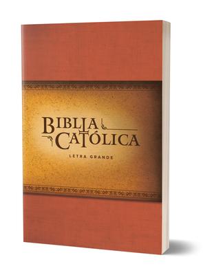 La Biblia Catlica: Tapa Blanda, Tamao Grande, Letra Grande. Rstica, Roja / Catholic Bible Subscription