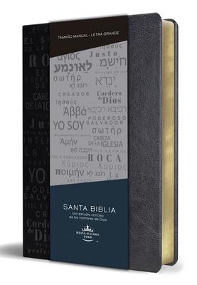 Biblia Rvr60 Letra Grande Tamao Manual, Simil Piel Negro Con Nombres de Dios / Spanish Bible Rvr60 Handy Size Large Print Leathersoft Black with Name