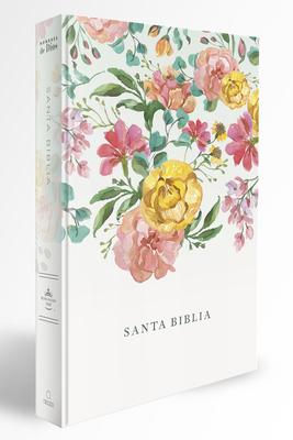 Biblia Reina Valera 1960 Tamao Manual, Tapa Dura, Flores Rosadas / Spanish Bibl E Rvr 1960 Handy Size, Lp, Hc, Pink Flowers