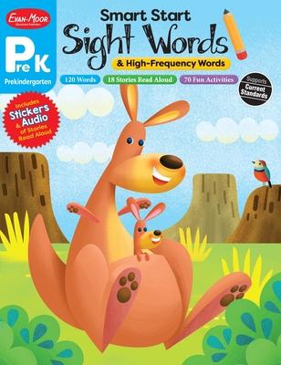 Smart Start: Sight Words & High-Frequency Words, Prek Workbook