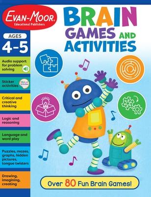 Brain Games and Activities, Ages 4 - 5 Workbook