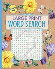 Large Print Floral Word Search Subscription