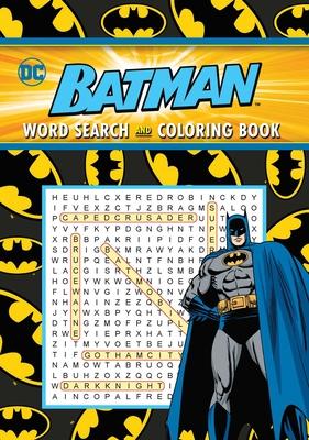 Batman Word Search and Coloring Book