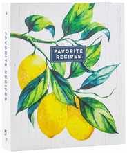 Deluxe Recipe Binder - Favorite Recipes (Lemons) - Write in Your Own Recipes Subscription