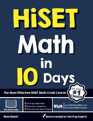 HiSET Math in 10 Days: The Most Effective HiSET Math Crash Course