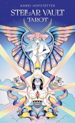 Stellar Vault Tarot: 78 Silver-Edged Tarot Cards, Futuristic Anime & Art Deco Style, Includes 104-Page Illustrated Guidebook Subscription