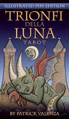 Trionfi Della Luna Tarot: Fully Illustrated 78-Card Tarot Deck Inspired by Marseilles Style Tarot, Includes 68-Page Booklet of Card Meanings, Packaged Subscription