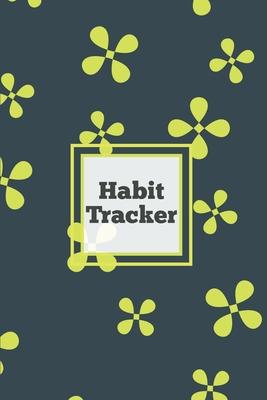 Habit Tracker: Daily & Monthly Track Your Habits Grid Planner, Undated Calendar Month, Journal, Notebook, Book