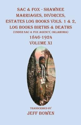 Sac & Fox - Shawnee Marriages, Divorces, Estates Log Books Vols. 1 & 2, Log Books Births & Deaths: (Under Sac & Fox Agency, Oklahoma)1846-1924 Volume