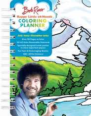 Bob Ross Happy Little 18-Month Coloring Planner: July 2023-December 2024 Subscription