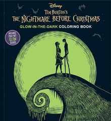 Disney Tim Burton's the Nightmare Before Christmas Glow-In-The-Dark Coloring Book - Coloring Book for Teens and Adults, Officially Licensed