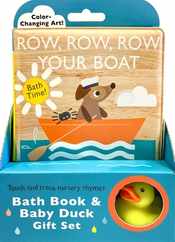 Touch and Trace Nursery Rhymes: Row, Row, Row Your Boat Bath Book & Baby Duck Gift Set Subscription
