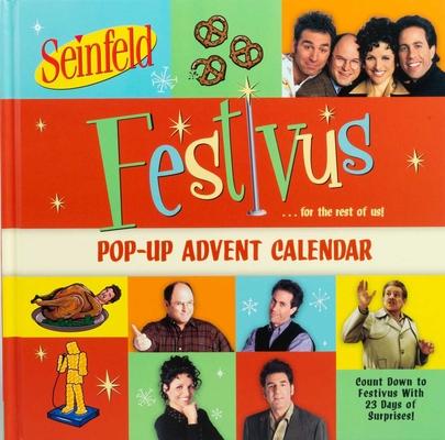 Seinfeld Festivus Pop-Up Advent Calendar - Countdown Calendar for Seinfeld Fans, Adult Advent Calendar with Mini Books, Notepads, Card Games and More Subscription