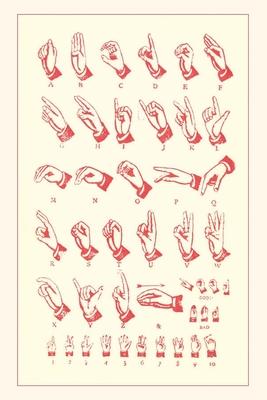 Vintage Journal Sign Language Alphabet