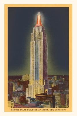 Vintage Journal Night, Empire State Building, New York City