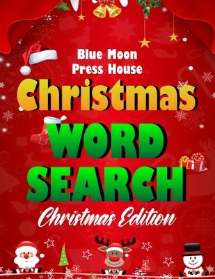 Christmas word search.: Easy Large Print Puzzle Book for Adults, Kids & Everyone for the 25 Days of Christmas.