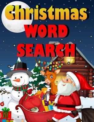 Christmas word search.: Easy Large Print Puzzle Book for Adults, Kids & Everyone for the 25 Days of Christmas.