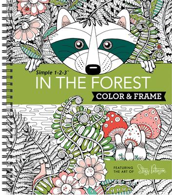 Color & Frame - In the Forest (Adult Coloring Book)