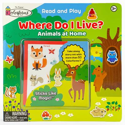 Where Do I Live? (Colorforms): Animals at Home