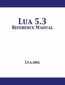 Lua 5.3 Reference Manual