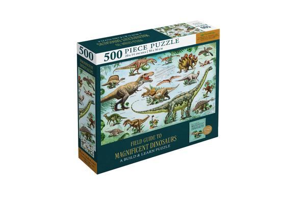 Magnificent Dinosaurs 500-Piece Puzzle and Booklet