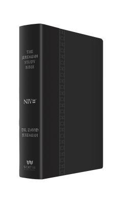 The Jeremiah Study Bible, NIV (Large Print, Black W/ Burnished Edges) Leatherluxe W/Thumb Index: What It Says. What It Means. What It Means for You.