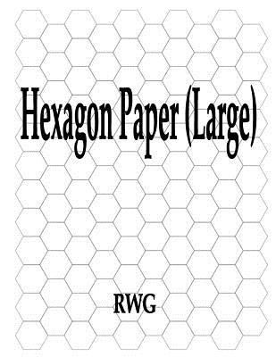 Hexagon Paper (Large): 100 Pages 8.5" X 11"