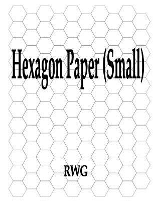 Hexagon Paper (Small): 100 Pages 8.5" X 11"