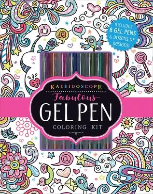 Kaleidoscope: Fabulous Gel Pen Coloring Kit [With Pens/Pencils]