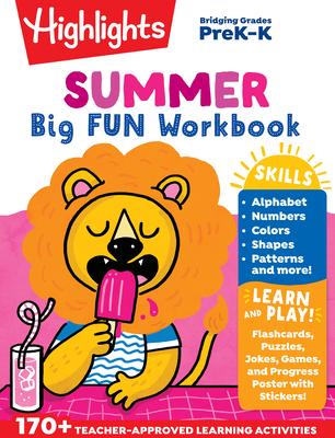 Summer Big Fun Workbook Bridging Grades P & K: Prep for Kindergarten Summer Activity Book, Prek to Kindergarten Summer Workbook with Alphabet, Numbers Subscription