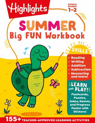 Summer Big Fun Workbook Bridging Grades 1 & 2: Summer Learning Prep for Spelling, Reading Comprehension, Language Arts and More, 1st Grade to 2nd Grad Subscription