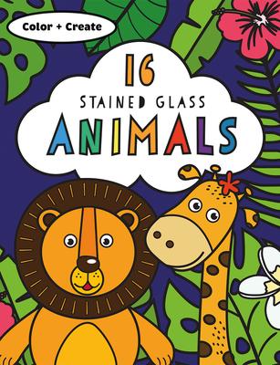 Stained Glass Coloring Animals